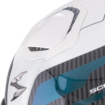 Scorpion Exo GT SP Air Flex White Chameleon + Kit bluetooth Exo-Com Link-1
