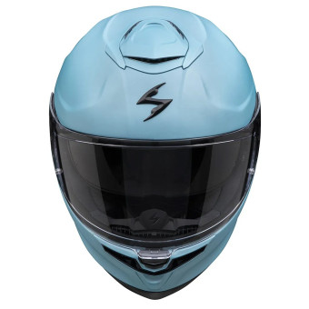 Scorpion Exo GT SP Air Solid Celestial Blue Mat + Kit Bluetooth 5S Solo