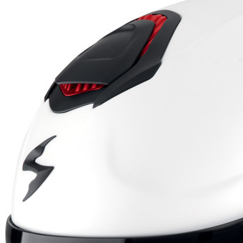Scorpion Exo GT SP Air Solid White Pearl Matt + Kit bluetooth Exo-Com Link-1