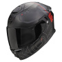 Casque Integral Scorpion Exo GT SP Air Techlane Black Mat Grey Red