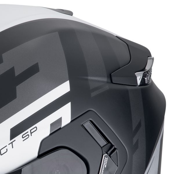 Scorpion Exo GT SP Air Tornado Matt Black Silver + Kit Bluetooth Lokui K30