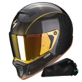 Pack EXO-HX1 Carbon SE Black Gold + Kit bluetooth Exo-Com Link-1C