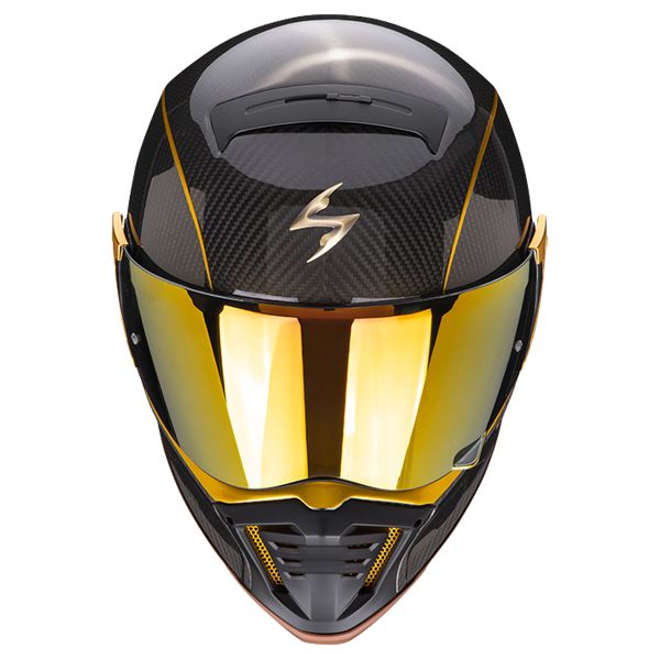 Scorpion EXO-HX1 Carbon SE Black Gold + Kit bluetooth 5R Lite