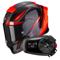 Pack Exo R1 Air Gaz Metal Black Red + Kit Bluetooth 5S