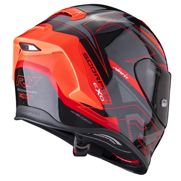 Scorpion Exo R1 Air Gaz Metal Black Red