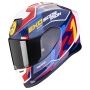 Casque Integral Scorpion Exo R1 Evo Air Coup Blue Red Yellow