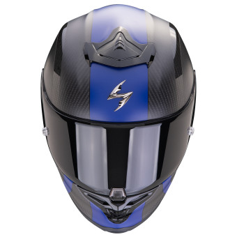Scorpion Exo R1 Evo Carbon Air MG Matt Black Blue