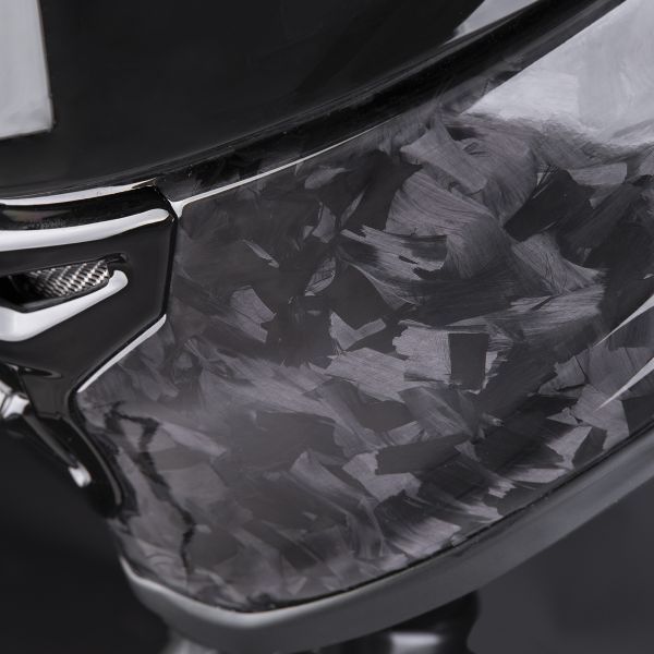 Scorpion Exo R1 Evo Carbon Air Onyx Black + Kit bluetooth Exo-Com Link-1C