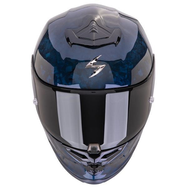 Scorpion Exo R1 Evo Carbon Air Onyx Blue