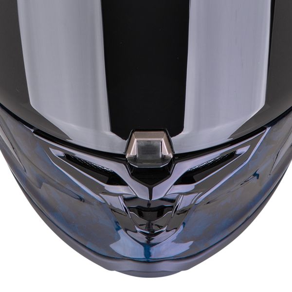 Scorpion Exo R1 Evo Carbon Air Onyx Blue