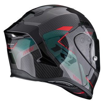 Scorpion Exo R1 Evo Carbon Air Propel Black Green