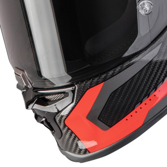 Scorpion Exo R1 Evo Carbon Air Propel Black Red