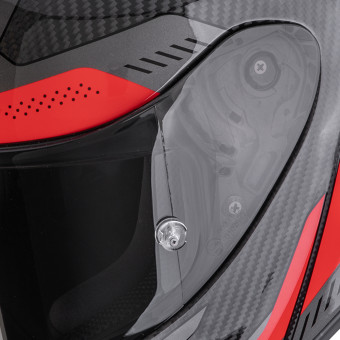 Scorpion Exo R1 Evo Carbon Air Propel Black Red