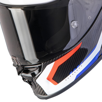 Scorpion Exo R1 Evo Carbon Air Propel Black White Red