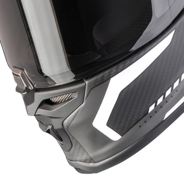 Scorpion Exo R1 Evo Carbon Air Propel Matt Black Silver