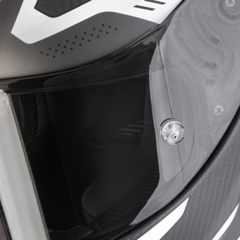 Scorpion Exo R1 Evo Carbon Air Propel Matt Black Silver