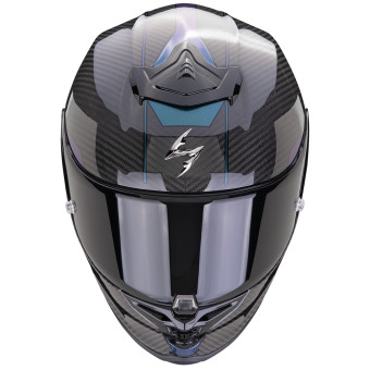 Scorpion Exo R1 Evo Carbon Air Rally Chameleon + Kit bluetooth Exo-Com Link-1C