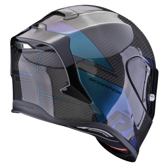 Scorpion Exo R1 Evo Carbon Air Rally Chameleon + Kit bluetooth Exo-Com Link-1C