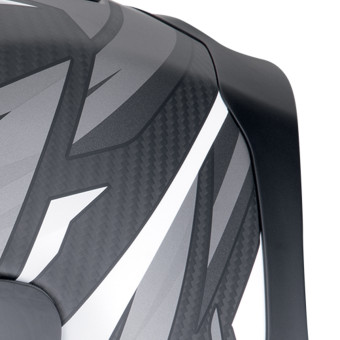 Scorpion Exo R1 Evo Carbon Air Runner Matt White + Kit bluetooth Exo-Com Link-1C
