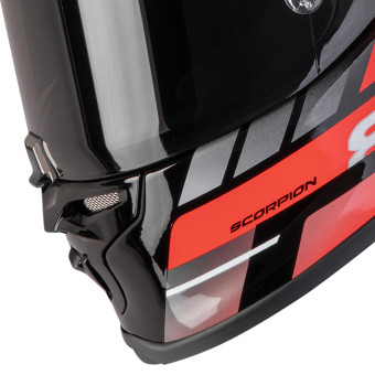 Scorpion Exo R1 Evo II Air Adrenaline Black Red Silver