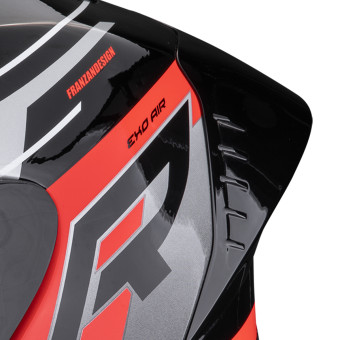 Scorpion Exo R1 Evo II Air Adrenaline Black Red Silver