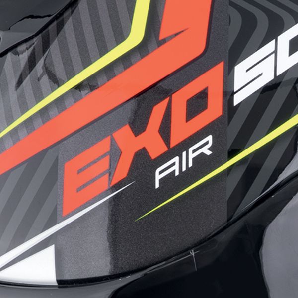 Scorpion Exo R1 Evo II Air Coup Black Red Yellow Fluo