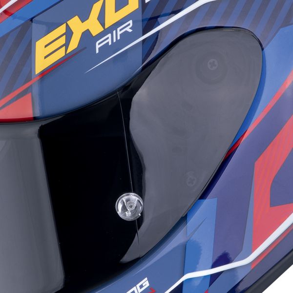 Scorpion Exo R1 Evo II Air Coup Black Red Yellow + Kit bluetooth Exo-Com Link-1C