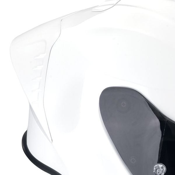 Scorpion Exo R1 Evo II Air Pearl White + Kit bluetooth Exo-Com Link-1C