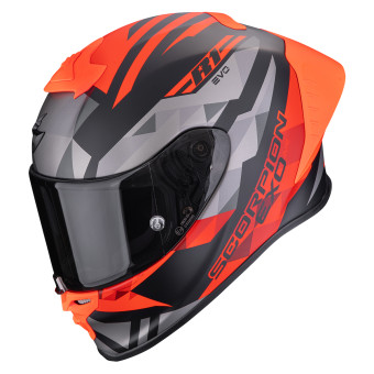 Casque Integral Scorpion EXO R1 Evo II Air Valere Matt Black Red
