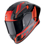 Casque Integral Scorpion Exo R1 Evo II Air Vital Black Silver Red