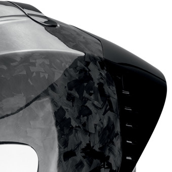 Scorpion Exo R1 Evo II Carbon Air Onyx Black + Kit bluetooth Exo-Com Link-1C