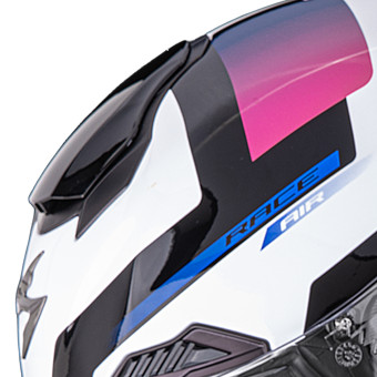 Scorpion Exo Race Air Fury White Pink Blue