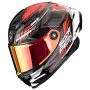 Casque Integral Scorpion Exo Race Air Kobra Black Red