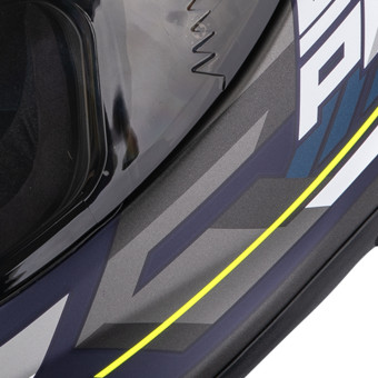 Scorpion Exo Race Air Kobra Matt Blue Neon Yellow