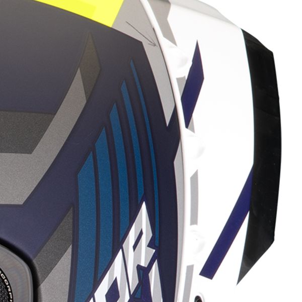 Scorpion Exo Race Air Kobra Matt Blue Neon Yellow