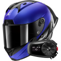 Pack Aeron GP Blank SP Carbon Blue Anthracite + Kit Bluetooth 5S Solo