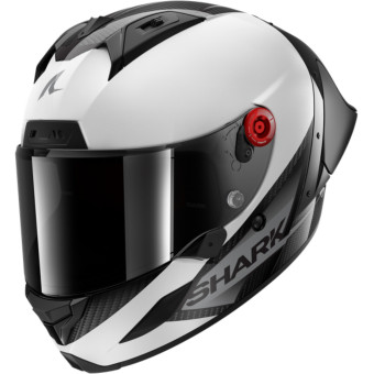 Casque Integral Shark Aeron GP Blank SP Carbon White Anthracite Casque Integral Shark Aeron GP Blank SP Carbon White Anthracite