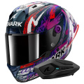 Pack Aeron GP Fim Racing Replica Zarco Signature Carbon DWV + Kit Bluetooth S