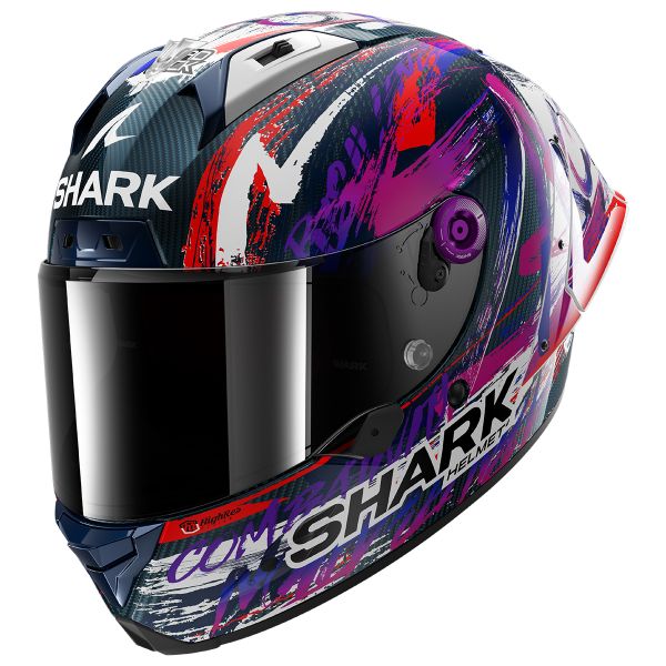 Casque Integral Shark Aeron GP Fim Racing Replica Zarco Signature Carbon DWV