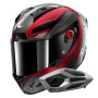 Casque Integral Shark Aeron Mekarium DRS + Kit Bluetooth Sena for Shark Mesh