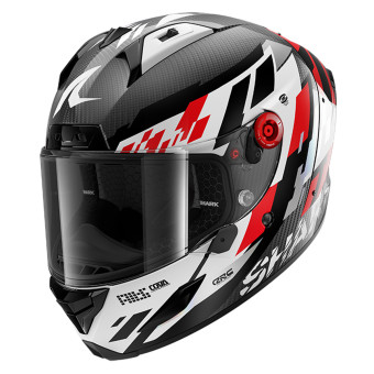 Casque Integral Shark Aeron Raceblock DRU Casque Integral Shark Aeron Raceblock DRU