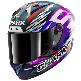 Casque Integral Shark Aeron Replica Zarco Signature 2026 DVU