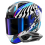 Casque Integral Shark Aeron Speed-Fancy DWB + Kit Bluetooth Sena for Shark Mesh