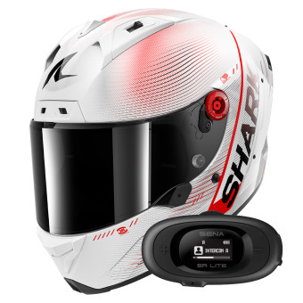 Casque Integral Shark Aeron Speed-Tech DWR + Kit bluetooth 5R Lite Solo