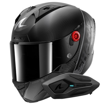 Casque Integral Shark Aeron Speed-Tech Mat DAK + Kit Bluetooth Sena for Shark Solo
