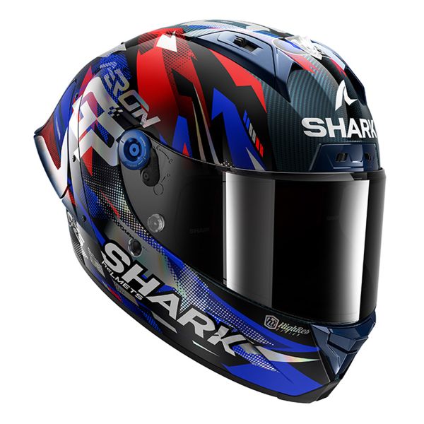 Shark Aeron Zarco GP De France Carbon Blue Chrom DBU