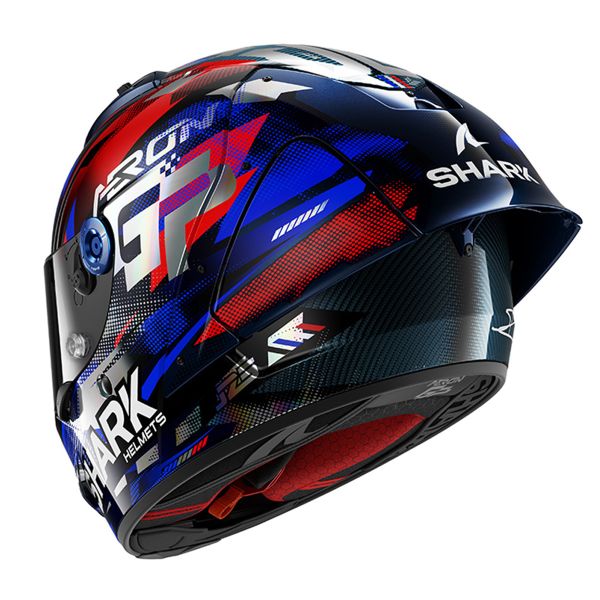 Shark Aeron Zarco GP De France Carbon Blue Chrom DBU