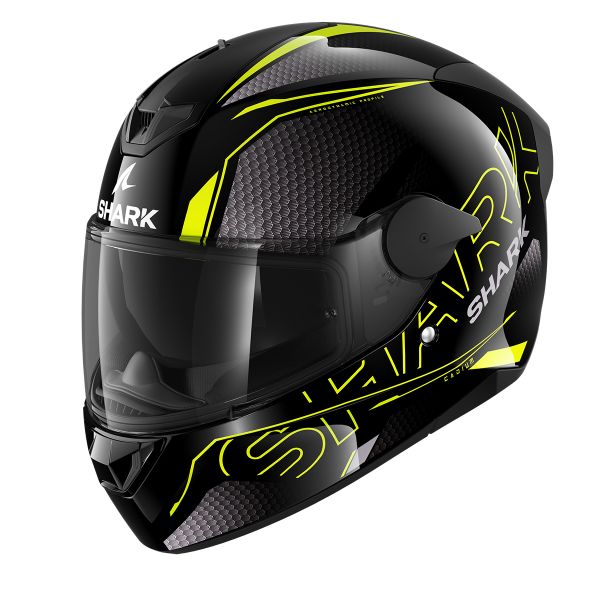 Visiere Casque Pour Shark D Skwal - Skwal 2 Spartan,Plein Visage Moto Casque Pare-Brise Visière,Remplacement De Visière De Lentille De Casque De Bouclier De Vent De Moto. (Clair