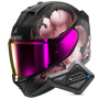 Casque Integral Shark D-Skwal 3 Mayfer Mat KVQ + Kit Bluetooth BT Mini