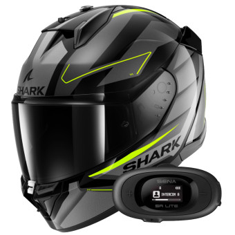 Casque Integral Shark D-Skwal 3 Sizler KAY + Kit Bluetooth 5R Lite